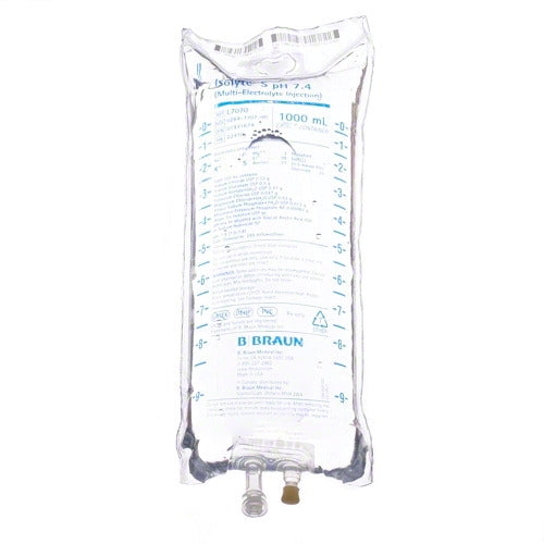 B. Braun L7070 Isolyte® S pH 7.4 (Multi-electrolyte Injection), 1000 mL