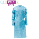 PG300 Cobalt™ AAMI Blouse d'isolement niveau 3 PE+PP 45 g/m²