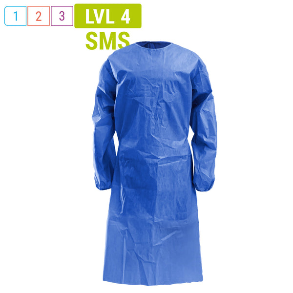 Blouse chirurgicale SG400 Cobalt™ AAMI niveau 4 SMS 45 g/m²