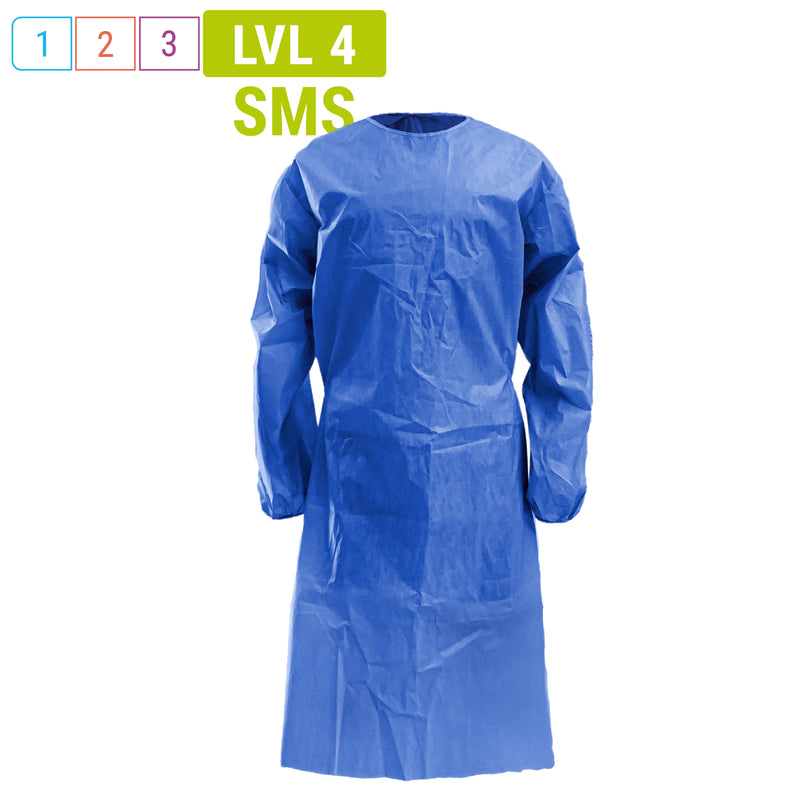 Blouse chirurgicale SG400 Cobalt™ AAMI niveau 4 SMS 45 g/m²