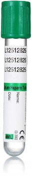 Lithium heparin without Gel tubes